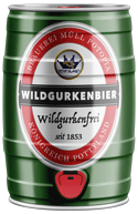 Grünes Bierfass
