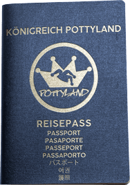 Blauer Reisepass