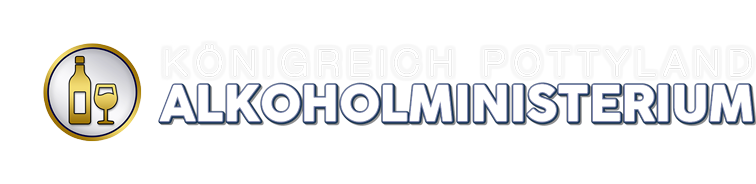 Logo des Das Alkoholministerium des Königreichs Pottyland