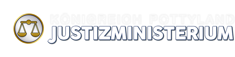 Logo des Justizministerium des Königreichs Pottyland